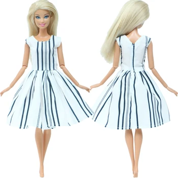 10 Set/Daug Mados Suknelė Maišyti Stilius, Apranga, Vakariniai Šalies Suknelė Drabužius Barbie Lėlės Priedai, Baby Girl 