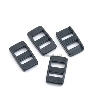 100vnt 11mm Mini juoda reguliuojamas sklendėmis POM plastikas slankiklį TriGlide fotoaparato krepšys, austiniai diržai, dirželiai HLD/M105-11 nemokamas pristatymas