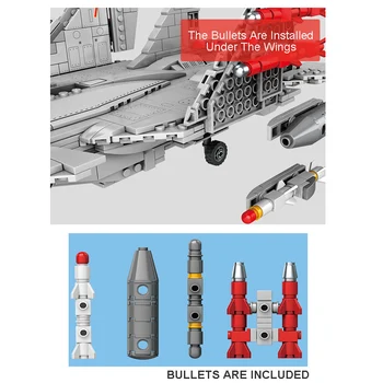 1186Pcs Karinės Serijos J-15 Naikintuvų Statybinių Blokų Surinkimas SS Lėktuvo Modelį, Žaislai Vaikams, Dovanos