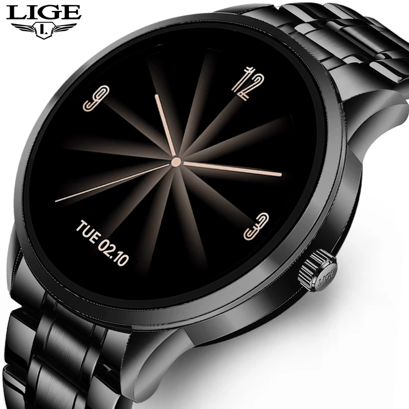 LIGE 2020 Naujas vyrų Smart watch širdies ritmas, kraujospūdžio stebėsenos fitness tracker Sporto Ponios smartwatch 