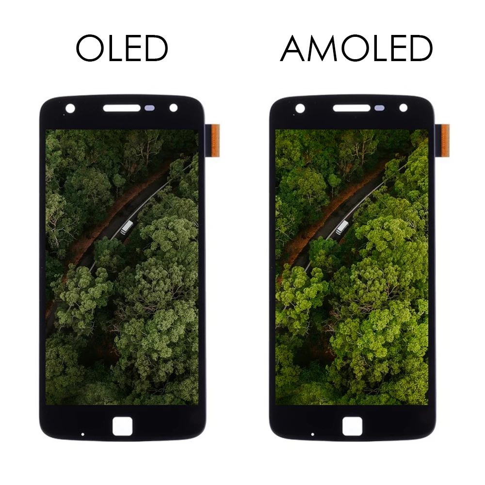 AMOLED LCD Moto Z Žaisti LCD Ekranas Jutiklinis Ekranas skaitmeninis keitiklis Skirtas Moto Z Žaisti LCD Pantalla Visiškai Asamblėja XT1635 XT1635-02