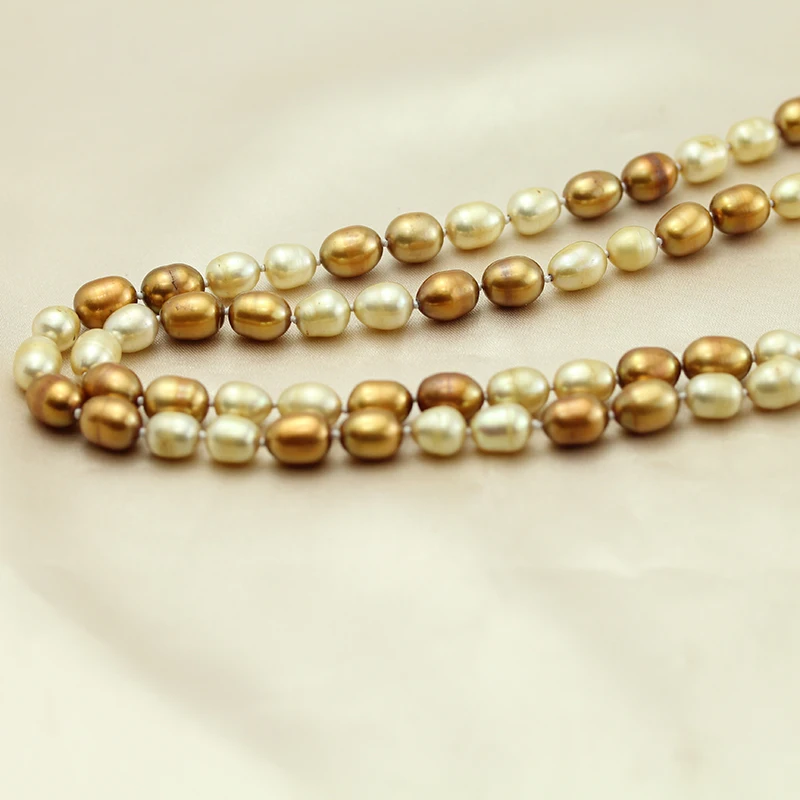 Ilgai gėlavandenių perlų vėrinį moterų,mados originali natūralių perlų karoliai vestuvių papuošalai mergina gimtadienis-geriausia dovana