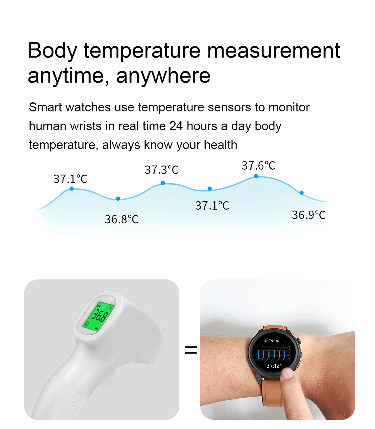 2021 Smart Watch Vyrai Moterys Temperatūros Matavimo IP68 Vandeniui PPG+EKG Širdies ritmo Monitorius Fitness Tracker Smartwatch E80