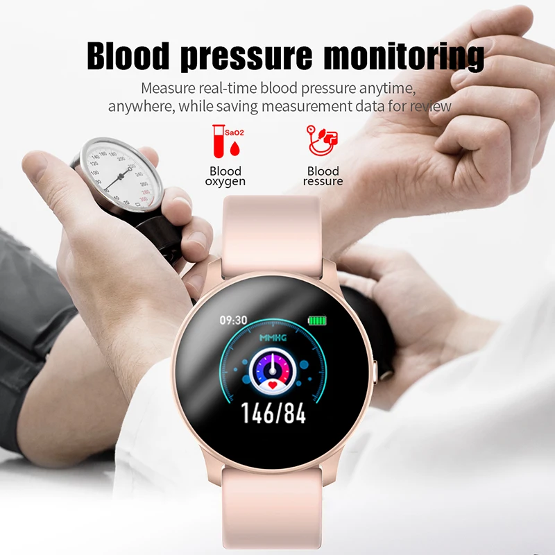LIGE 2020 Naujas Smart Watch Moterų Širdies ritmo Sveikatos Stebėsenos Pedometer Sporto Fitneso smartwatch 