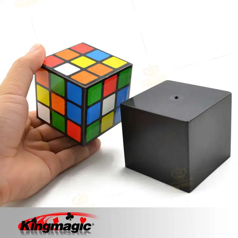 Triple Diko Kubo Magija Rekvizitai Magic Cube Iliuzija, Magija Dingsta, Žaislai Gudrybės Nemokamas Pristatymas
