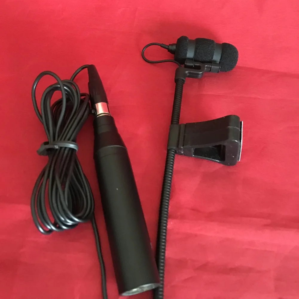 MU100 Mikrofonas + M100P Fortepijonas Clip + XLR Phantom Power Adapterio ir Laidinio Priemonė Mikrofonas Pučiamieji Instrumentai, Fortepijonas