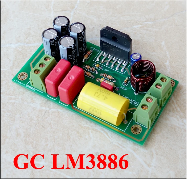CG versija LM3886 galios Stiprintuvo rinkinys yra mažiau iškraipyti
