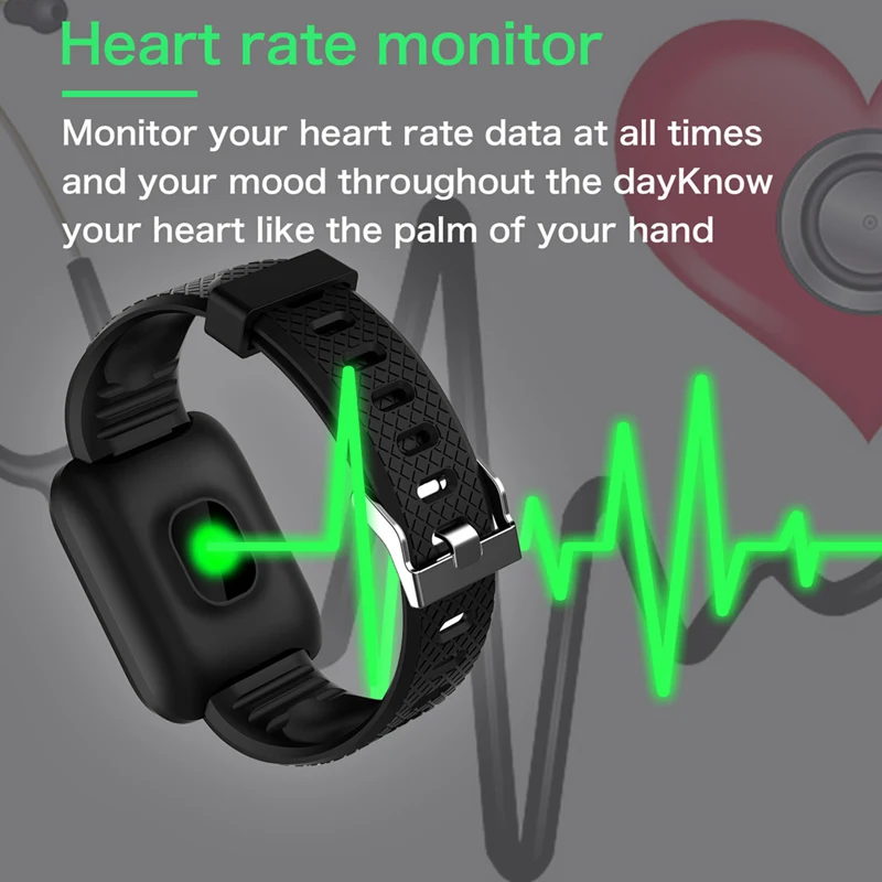 Smart Apyrankę Žiūrėti Spalvotas Ekranas, Širdies ritmą, Kraujo Spaudimą, Stebėti Kelio Judėjimo Smart Juosta, skirta 