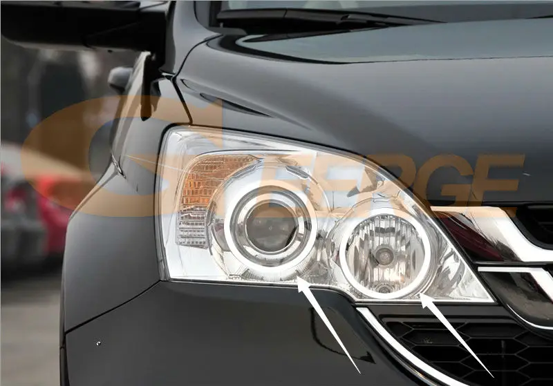 HONDA CR-V CRV III 2006 m. 2007 m. 2008 m. 2009 m. 2010 m. 2011 Ultra ryškūs SMD LED Angel Eyes halo žiedų rinkinys Dienos Šviesą Automobilių stilius