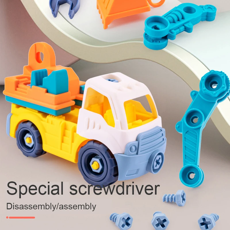 Vaikai Varžtas Veržlė Išardymas Pakrovimo, Iškrovimo Inžinerijos Berniukai Kūrybos Įrankis Švietimo Žaislas Inžinerijos transporto priemonių Automobilio Modelį Berniukas Žaislai