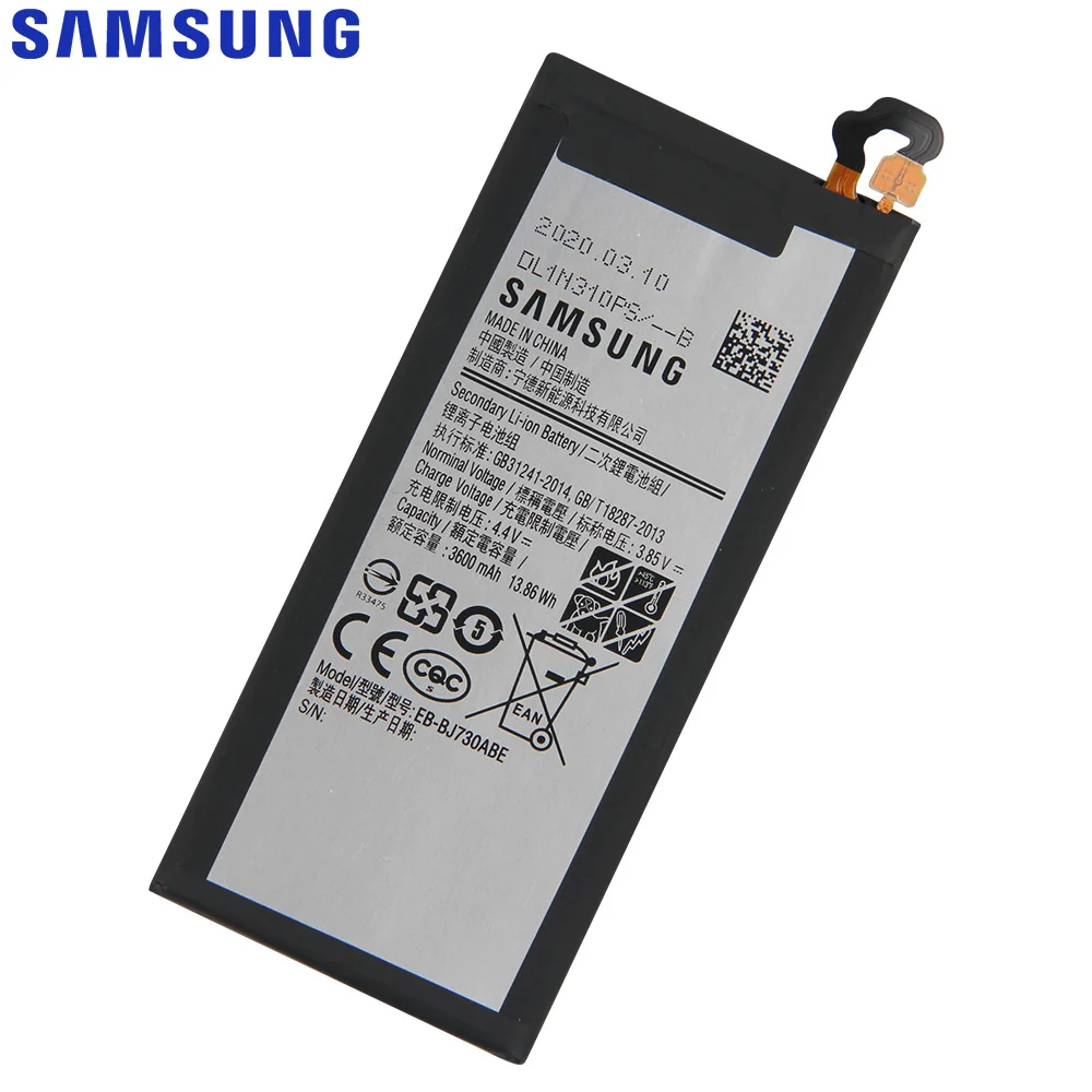 SAMSUNG Originalus Bateriją EB-BJ730ABE Samsung Galaxy J7 Pro J72017 J730F J730G J730DS J730FM J730GM J730K 3600mAh