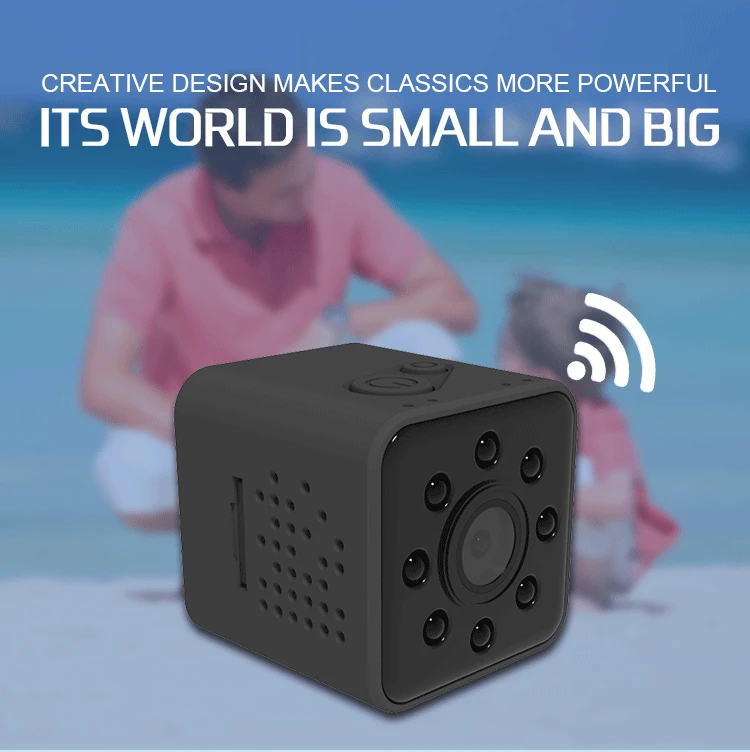 SQ23 Mini Wifi Kamera, HD 1080P Vaizdo Belaidžio Diktofonas Mažas Kūno vaizdo Kamera Smart Paslaptis Mažyčių Mikro Kamera Parama TF Kortelę Paslėptas