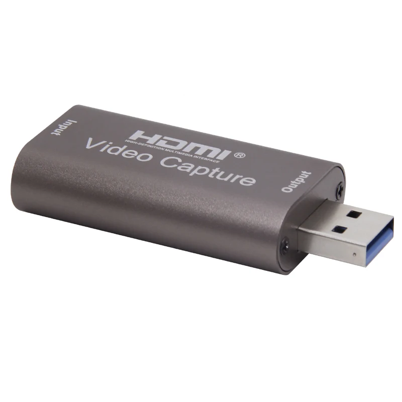 NAUJAS Mini HD 1080P 60fps HDMI, USB Video Capture Card Game Įrašymo Langelį Kompiuterio 