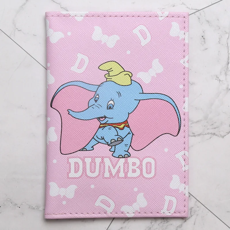 Disney Mielas Dumbo Paso Viršelio Skaidrios PVC Merginos Širdį Pass Kortelė Apsaugos Kelionės Pažymėjimas, asmens TAPATYBĖS Kortelė Praeiti Turėtojas