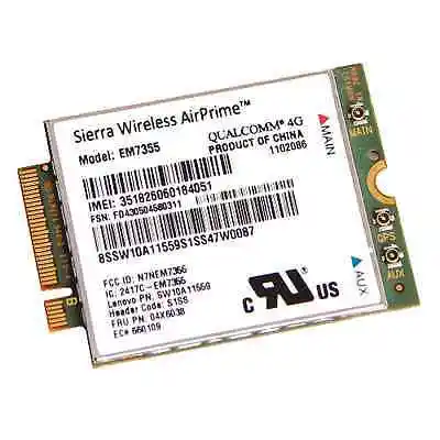 Belaidžio ryšio Adapteris Kortelės SIERA EM7355 04W3801 04X6038 GOBI5000 4G LTE PCIe 100M WWAN WiFi Lenovo THINKPAD X1 X240 W540 T440P