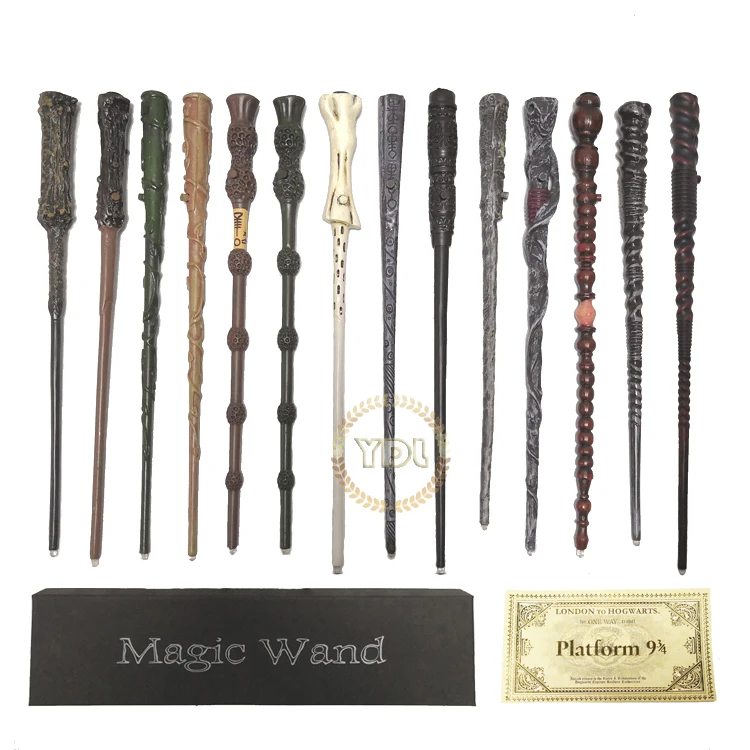 HP Led apšvietimas Ron Hermiona Voldemort Hermiona Dumbledore Sirius Magic Wand COS Traukinio Bilietas magija gudrybės žaislai
