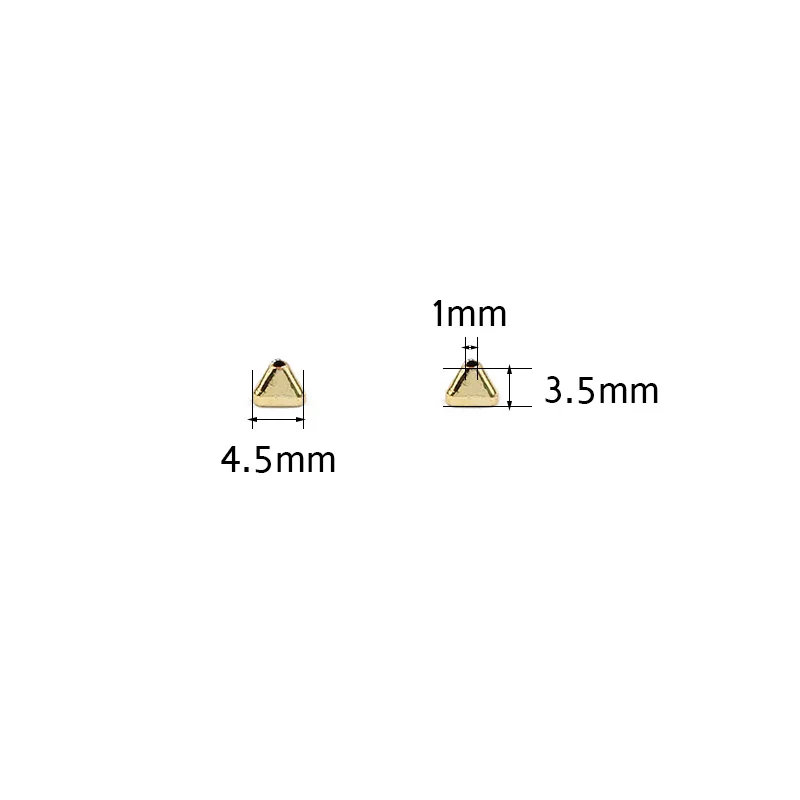 WLYeeS Trikampio, piramidės Gamtos Hematitas karoliukai 110Pcs 4.5*3,5 mm Prarasti karoliukai Papuošalai, Apyrankės Auskarai Pakabukas Padaryti Diy Rasti