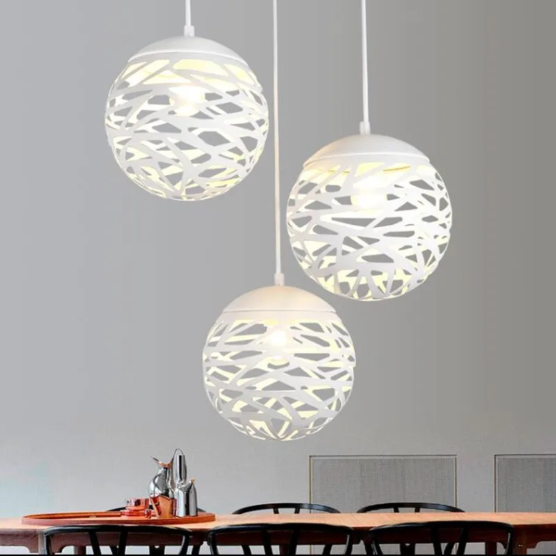 Šiuolaikinių LED Sieniniai šviestuvai Kūrybos Geležies Juoda/Balta E27 Lemputės Kabo Lempa Valgomasis, Baras, Naktiniai Kambarį Apdaila