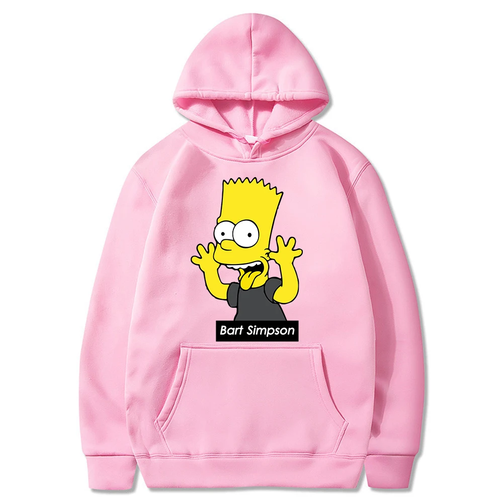 Vyrų Hoodie Atsitiktinis Marškinėlius Bart Simpson Unisex Hoodie Animacinių filmų Simpson Palaidinukė ilgomis Rankovėmis Hoodies Drabužiai
