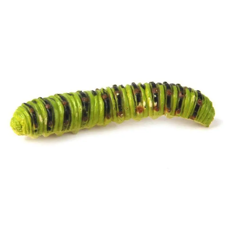 Pakuotėje yra 12 Plastikinių Modelis Twisty Širdys Netikrą Caterpillar Vabzdžių Nustatyti Partija Pasisako Gudrybės PVC Multi-colored Žaislai Vaikams Vaikams