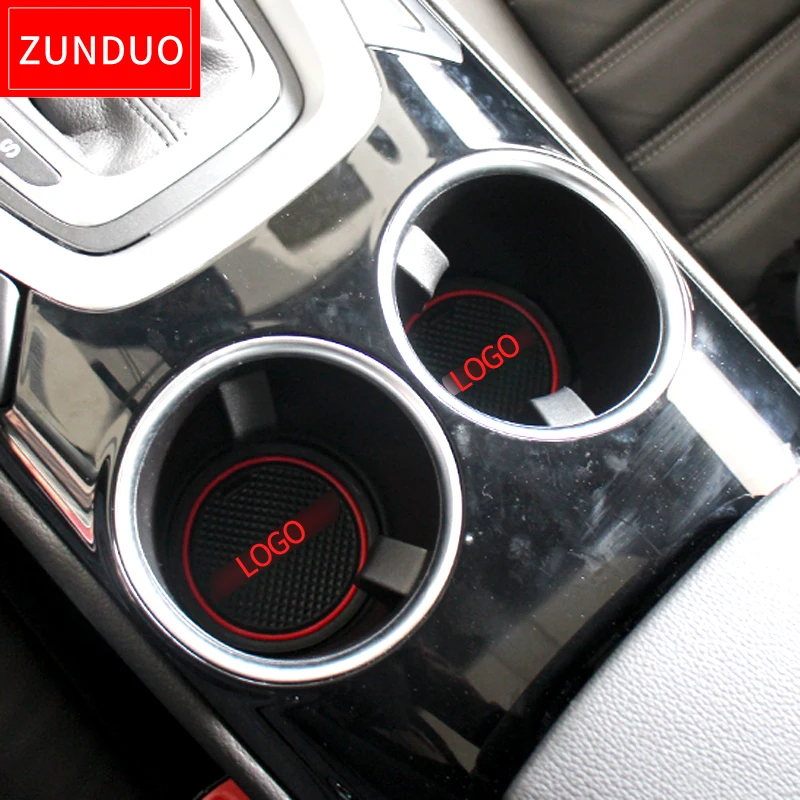 ZUNDUO Vartų angą padas Ford Mondeo Sintezės 2007 m. - 2018 m. MK4 MK5 2012 m. m. 2016 m. Ne slydimo kilimėliai Vidaus Duris Trinkelėmis, Automobilių puodelių Laikikliai