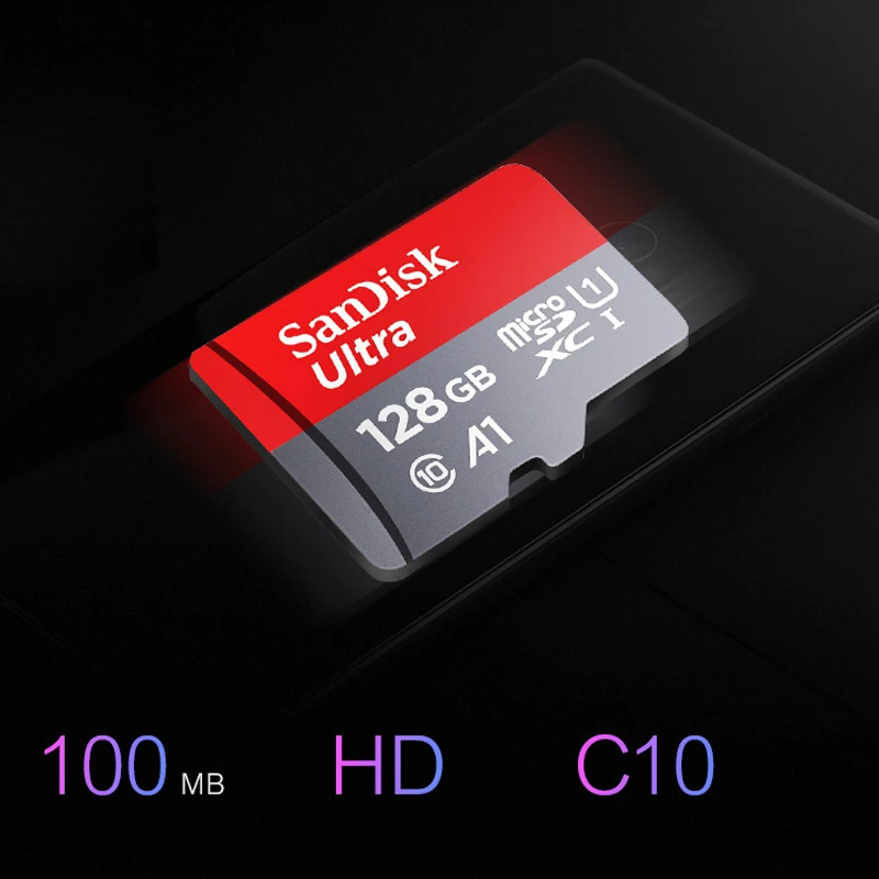 SanDisk Originalus micro sd 512G 400G 256G 200G 128GB 64GB 32GB 16 GB TF atminties kortelę (microsd) class10 Originalus Produktas