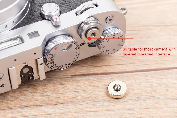 Originalus Rankų darbo Žalvario+Medinis Išgaubto Paviršiaus Fotoaparato Užrakto Mygtuką, Fujifilm X100V XT4 X10/ X20/X30/XT30 Leica M1/M2