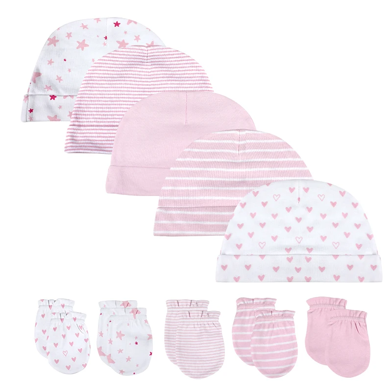 Naujas Baby berniukas mergaičių hat +vaikai pirštinės naujagimiui fotografijos rekvizitai Medvilnės kūdikių Bžūp Vasarą priedai