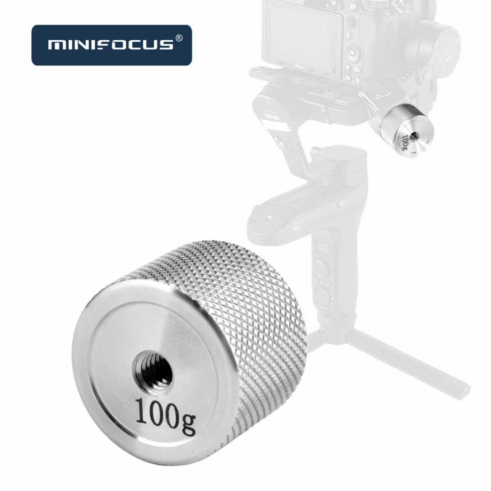 Minifocus 2VNT 100g Kamera Counter Svoris Fotoaparato Gimbal Balansas DJI Ronin S SC ,už BMPCC 4K 6K vaizdo Kamera ir kt.