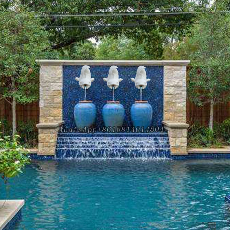 1pc baseinas, vandens fontanas,Sieniniai vandens fontanas,kraštovaizdžio vandens fontanas,sodo fontanas,vandens apdaila