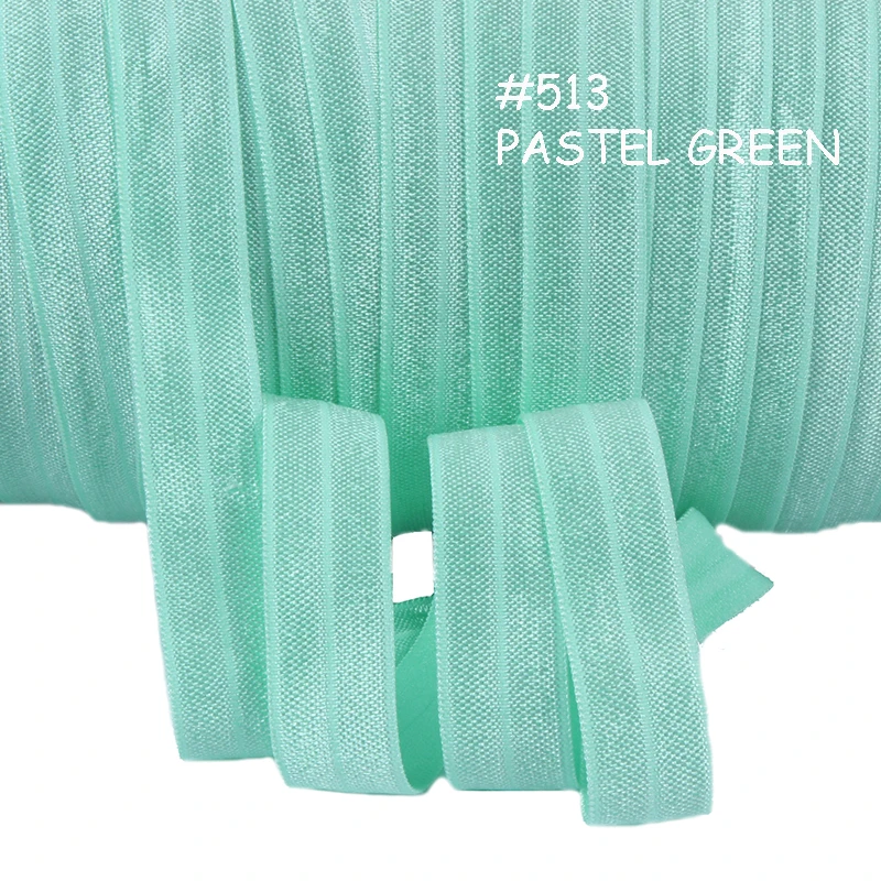 Didmeninė kartus per elastinga, #513 pastelinės žalios spalvos elastinės juostelės kartus per elastinga