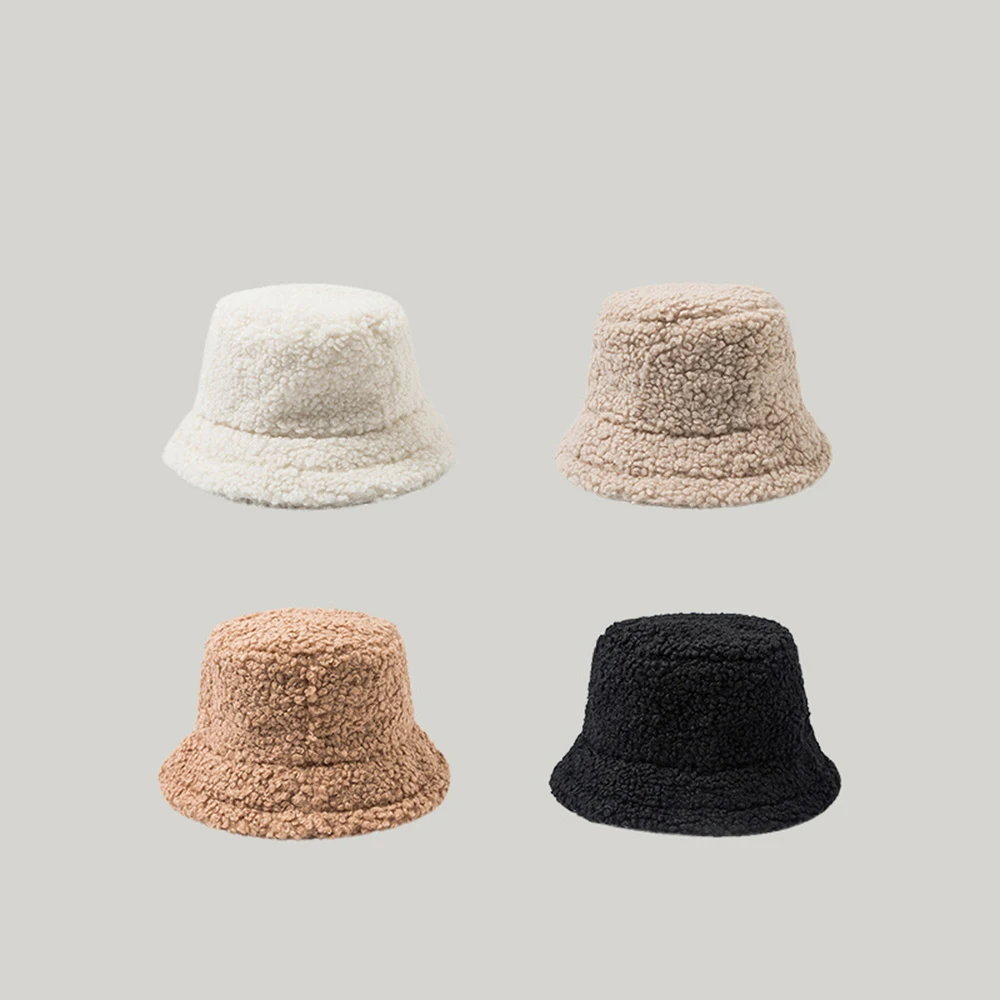 Vilnos skrybėlę moterų žiemą laukiniai studentų žvejys skrybėlę ėriukų pliušinis baseino skrybėlių mados asmenybės saldus mielas plius aksomo šiltas