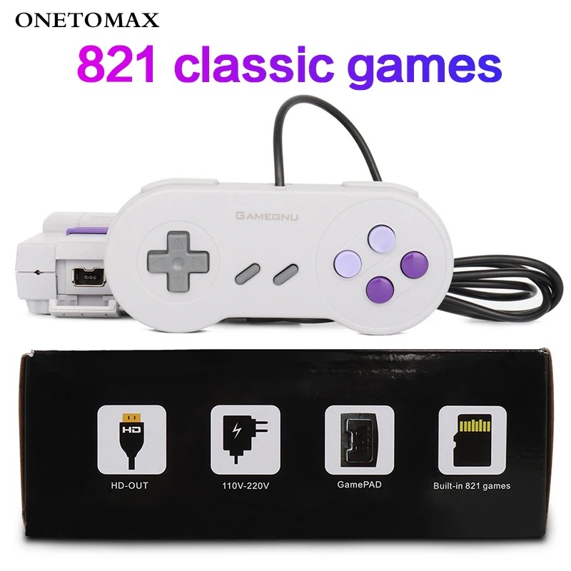 8 Bitų Mini Retro Classic Vaizdo Žaidimų Konsolės, TV Žaidime Žaidėjas Built-in 821/620 Žaidimai Šeimos Vaizdo Žaidimų Konsolę Su AV/HD Išvestis