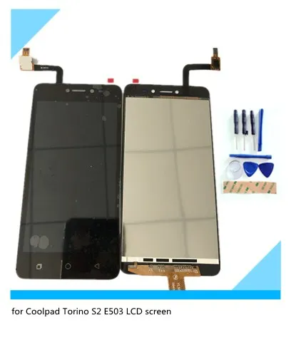 Aukštos kokybės išbandyti LCD ekranas Coolpad Torino S2 E503 LCD ekranas su touch screen asamblėja