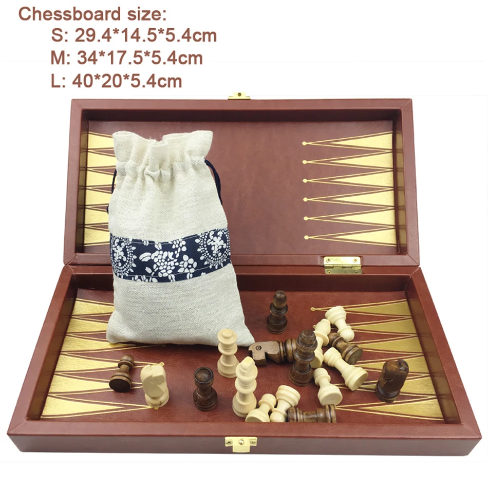Mediniai Šachmatai Nustatyti Karalius Aukštis 79mm Chessman Tarptautinės Šachmatų Žaidimas PU Odos Lankstymo šachmatų lentos, Medienos Šachmatų figūrą, I48