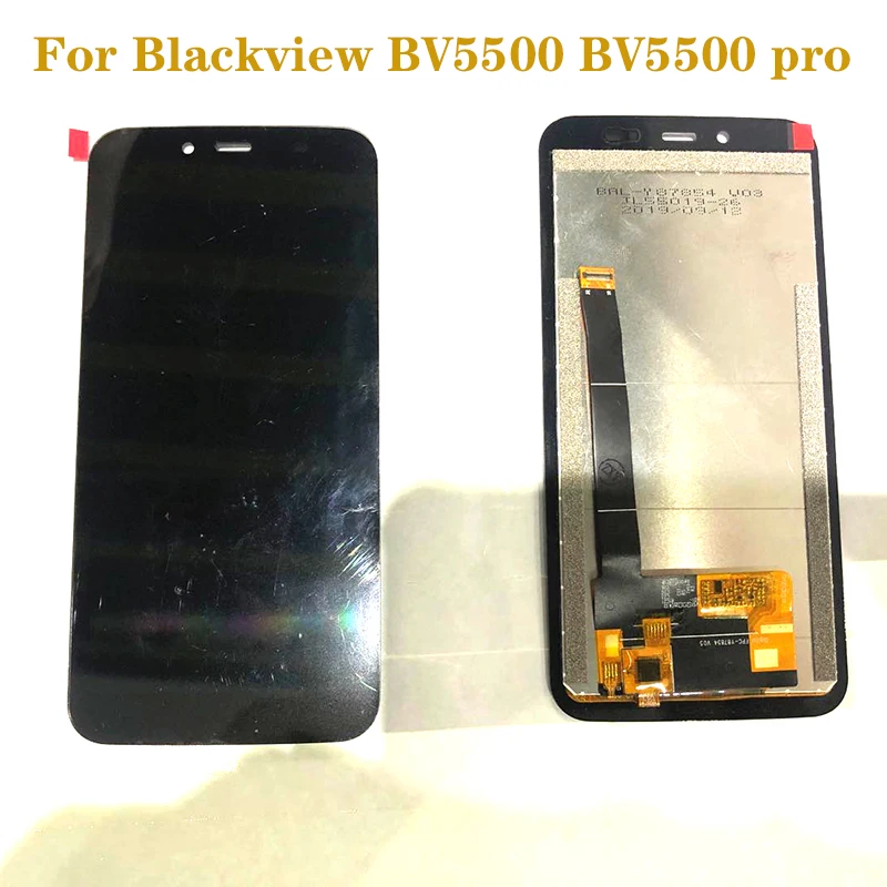 Originalus ekranas Blackview BV5500 BV5500 PRO LCD + touch ekranas skaitmeninis keitiklis pakeisti BV 5500 pro 