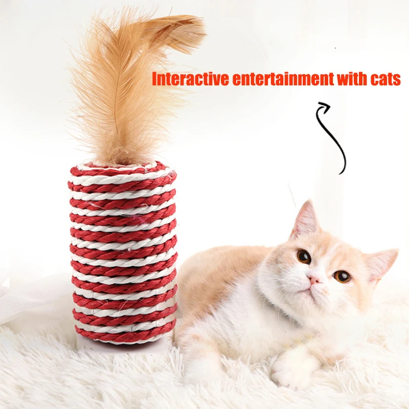 7pc/set Funny Cat Stick Įdomu Interaktyvi Katė Žaislas su Bell Pelės Plunksnų Katė Žaislas Kačiukas Kramtyti Žaislas Interaktyvus Stick