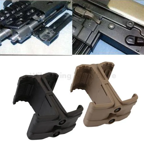 Nailono Įrašą AR15 Šautuvas, Pistoletas Dual Žurnalas Sankabos Nuorodą Žurnalas Greitis Loader Airsoft Lygiagreti Jungtis M4 MAG595 Priedų