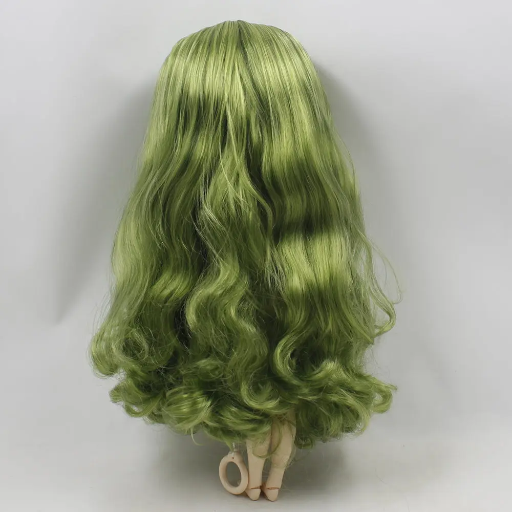 LEDINIS DBS Blyth Lėlė 30cm baltos odos Vintage žalia ilgi garbanoti plaukai 1/6 BENDRO kūno naujas matinis paviršius su antakius Lūpų blizgesys 