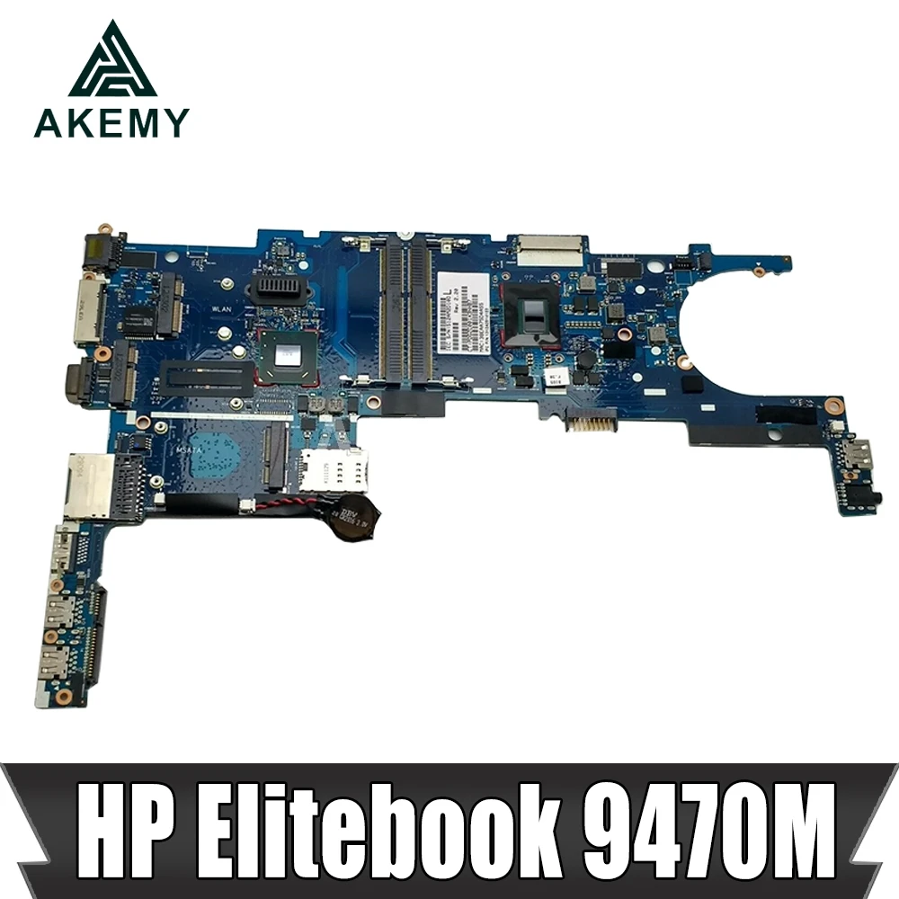 Akemy HP EliteBook Folio 9470M 6050A2514101 Nešiojamas plokštė i5-3437U 702849-001 702849-501 702849-601