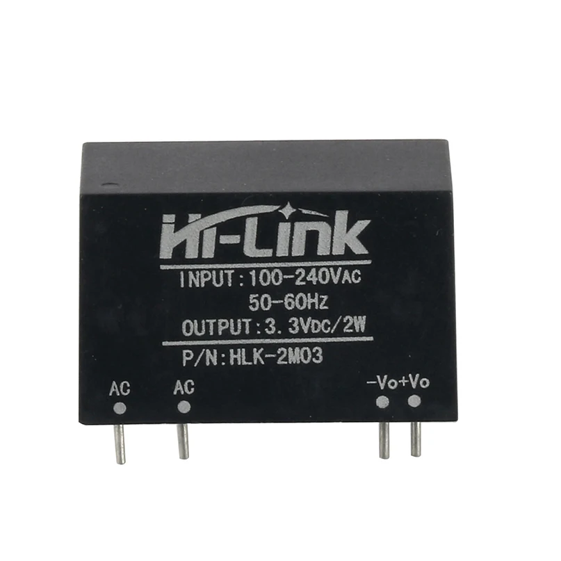 Hi-Link HLK-PM03 220v 3.3 V 3W AC DC Mini Dydžio Izoliuotas Žingsnis Žemyn Maitinimo Modulis
