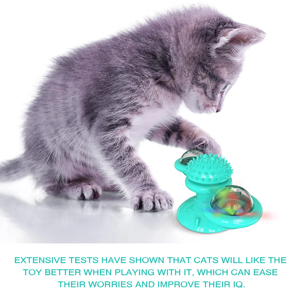 Naminių Kačių Žaislai, Sūkurinis Įspūdį Mokymo Patefonu Prekių Vėjo Malūnas Kamuolys Tipo Interaktyvus Ne Kačiukas Žaisti Katę Supplies158x74mm #15