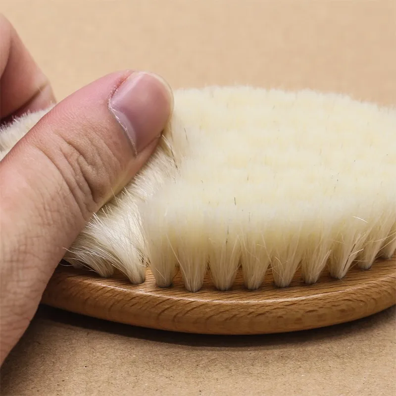 Naujas Hairbrush ožkos plaukų Šukos Plaukų Šepetys Profesionalus Plaukų Šepetys Masažinis Šepetys Šukos Plaukams Kirpykla, Kirpyklų Įrankiai