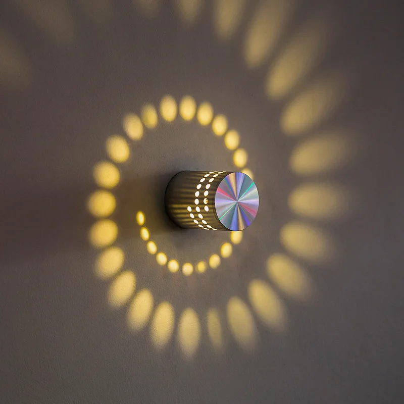 Kūrybos LED Siena Šviesos Sienos Lempos Modernios Šviesos Rungtynių Šviesos Apšvietimo Sconce 3W AC85-265V patalpų Sienų Apdailai RGB/W/WW