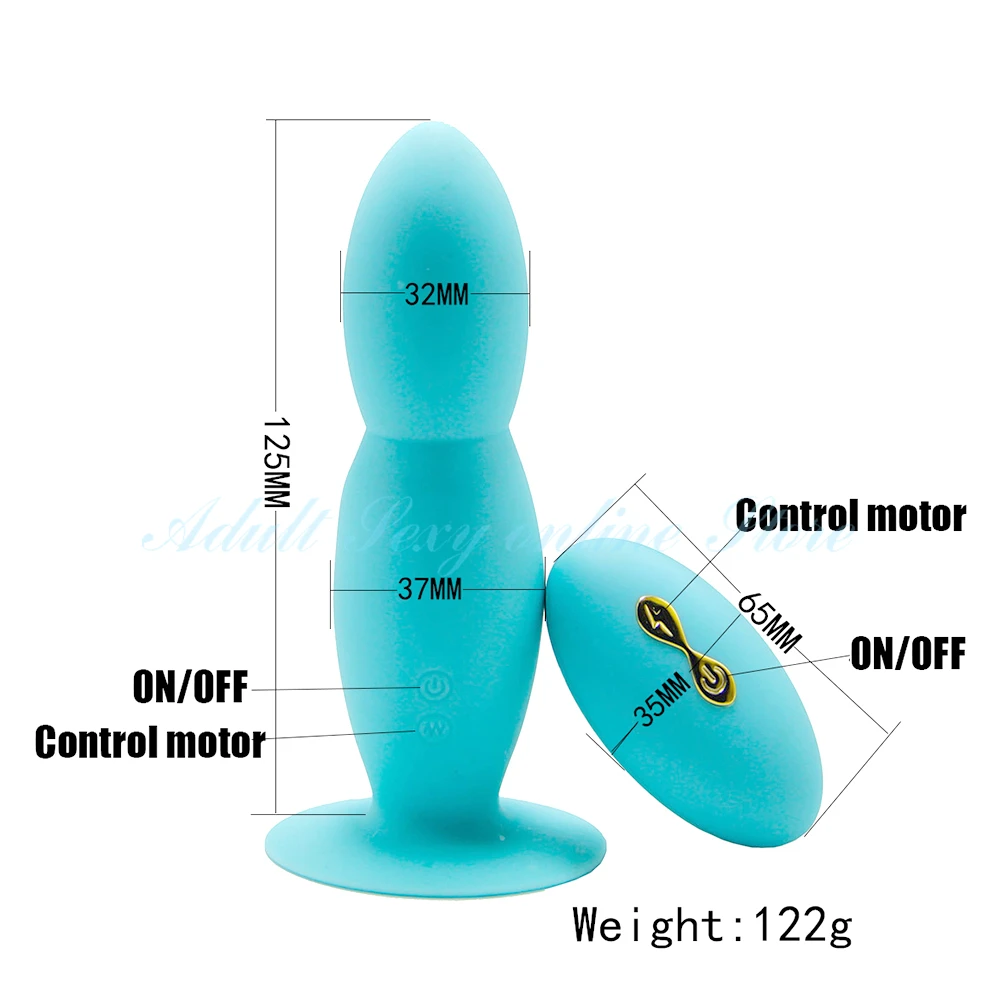 Silikono 10 Dažnio Belaidis Nuotolinio Valdymo Analinis Dildo Vibratorius Siurbtukas Butt Plug Vyrų Prostatos Massager Sekso Produktas