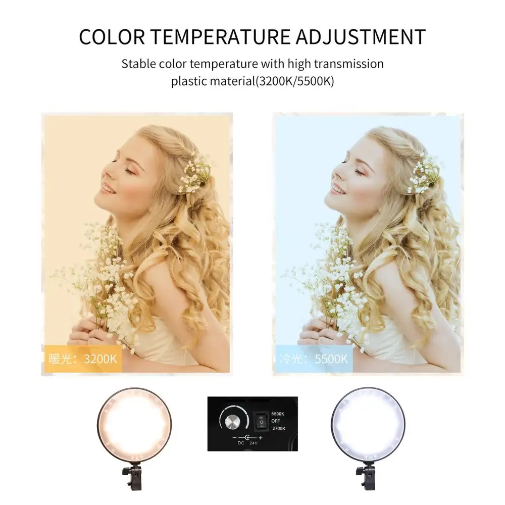 Bi-Color Fotografijos LED Softbox Apšvietimo Rinkinys 45Wx2 Pritemdomi LED Light Galvos Foto Įranga Nuolat Studio Portretas Šaudyti