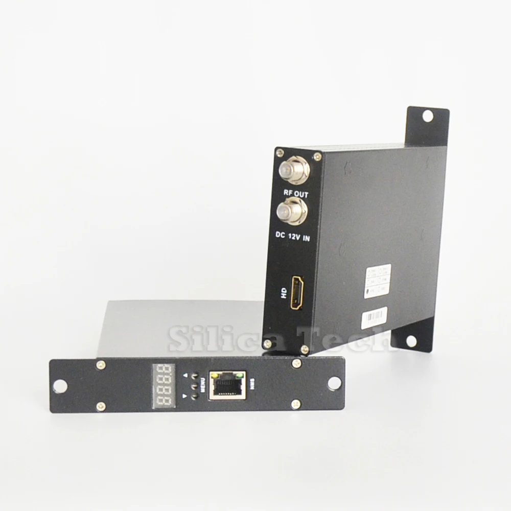 Profesinės ATSC moduliatorius HDMI 1 Maršrutas, ATSC J. 83B imtuvas signalo šaltinis Ethernet/WIFI/Panel Nustatymas
