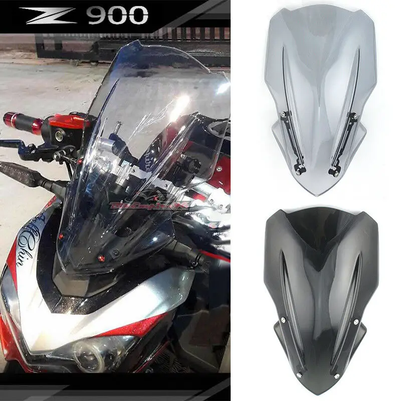 Priekinio stiklo priekinio, galinio Stiklo pertvara nuo Vėjo Dvigubo Ekrano Laikiklis, Kawasaki Z900 2017 2018 2019 Motociklo Priedai