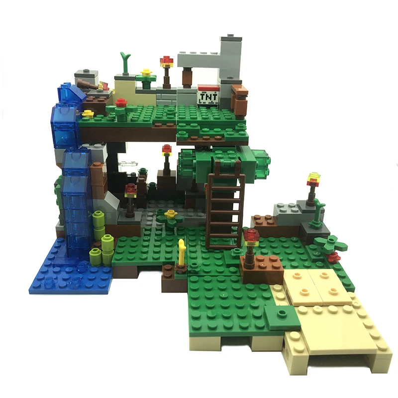 378pcs 4 1 Mano Wrold Modelio Blokai Suderinama Miesto Sumos Dragon Plytų Nustatyti Švietimo Žaislas Vaikams, Vaikų Dovanų