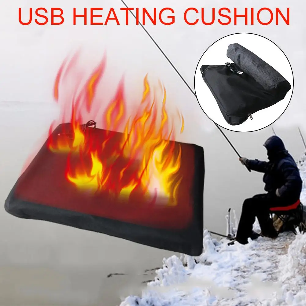USB Šildymo kilimėlis 5 V Žvejybos Pagalvėlės Sėdynės Pagalvėlės Toli Infraraudonųjų spindulių Šildymo Anglies Pluošto